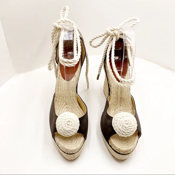 🆕{Kate Spade} Lace-Up Wedge Espadrilles - Picture 9 of 15